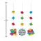 36/Case Bulk Block Bash "Happy Birthday" Toy Blocks Hanging Decorations
